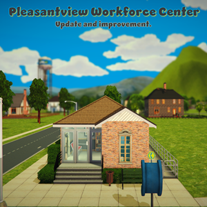 Pleasantview Workforce Center (a remodel of a PleasantSims build)